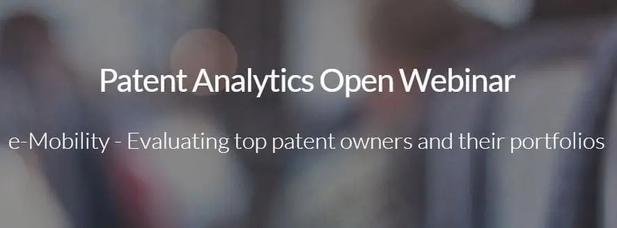 e-Mobility-Evaluating Top Patent Owners and Their Portfolios