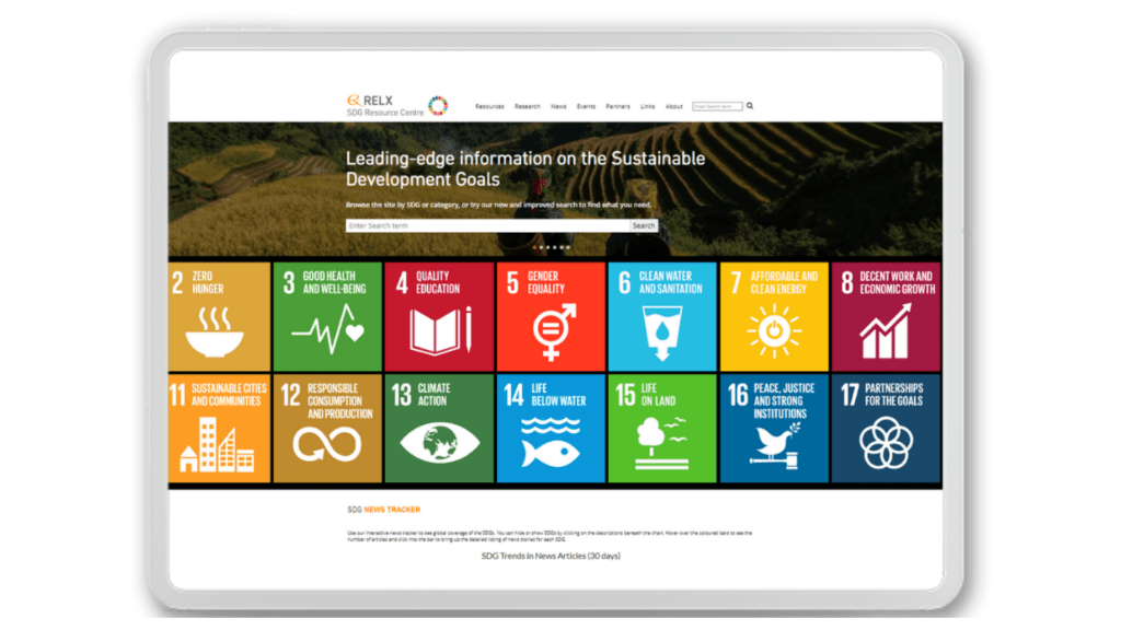 RELX sustainability and innovation