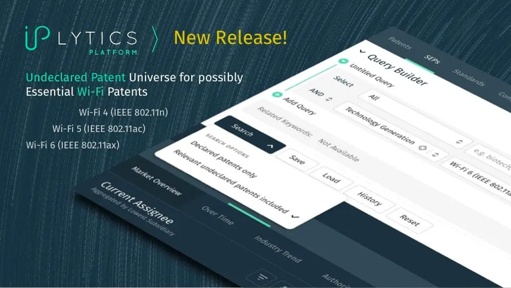 LexisNexis IPlytics Transforms WiFi Patent Landscape with Unprecedented Access to Undeclared Patent Universe for Licensing and Competitive Analysis